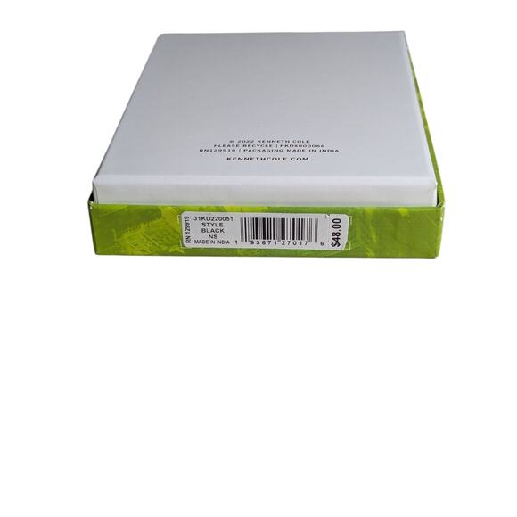 Kenneth Cole Reaction Men's Soft Leather Passcase Wallet Black NEW FREE SHIPPING - Picture 7 of 7